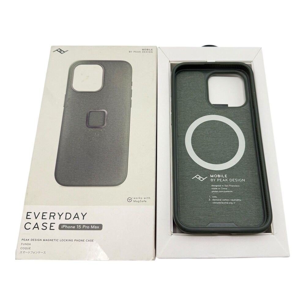 Peak Design Mobile Everyday Fabric Case iPhone 15 Pro Max - Sage Color